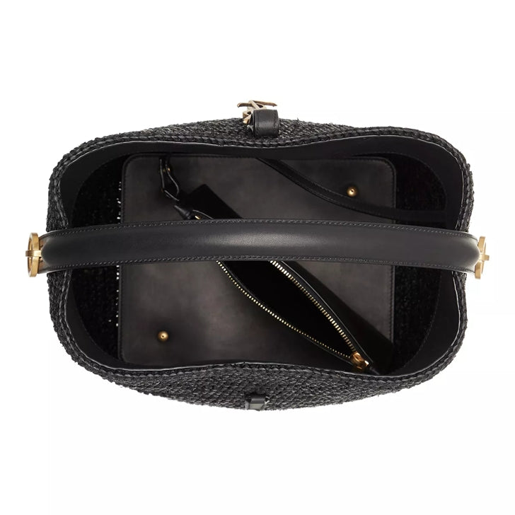 Saint Laurent, Raffia Bucket Bag