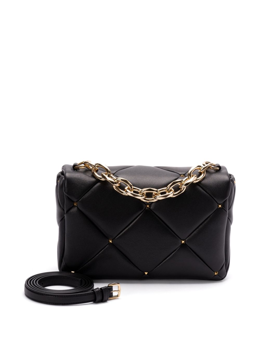 Valentino Roman shoulder bag, black