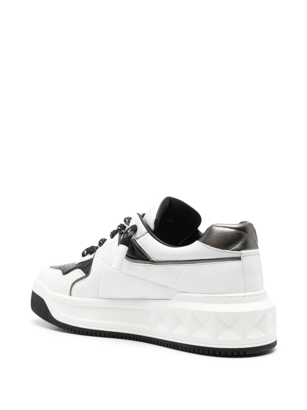 Valentino True Act Sneakers, white-black