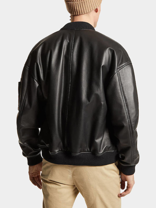 Dsquared2 leather bomber jacket "Cyprus"