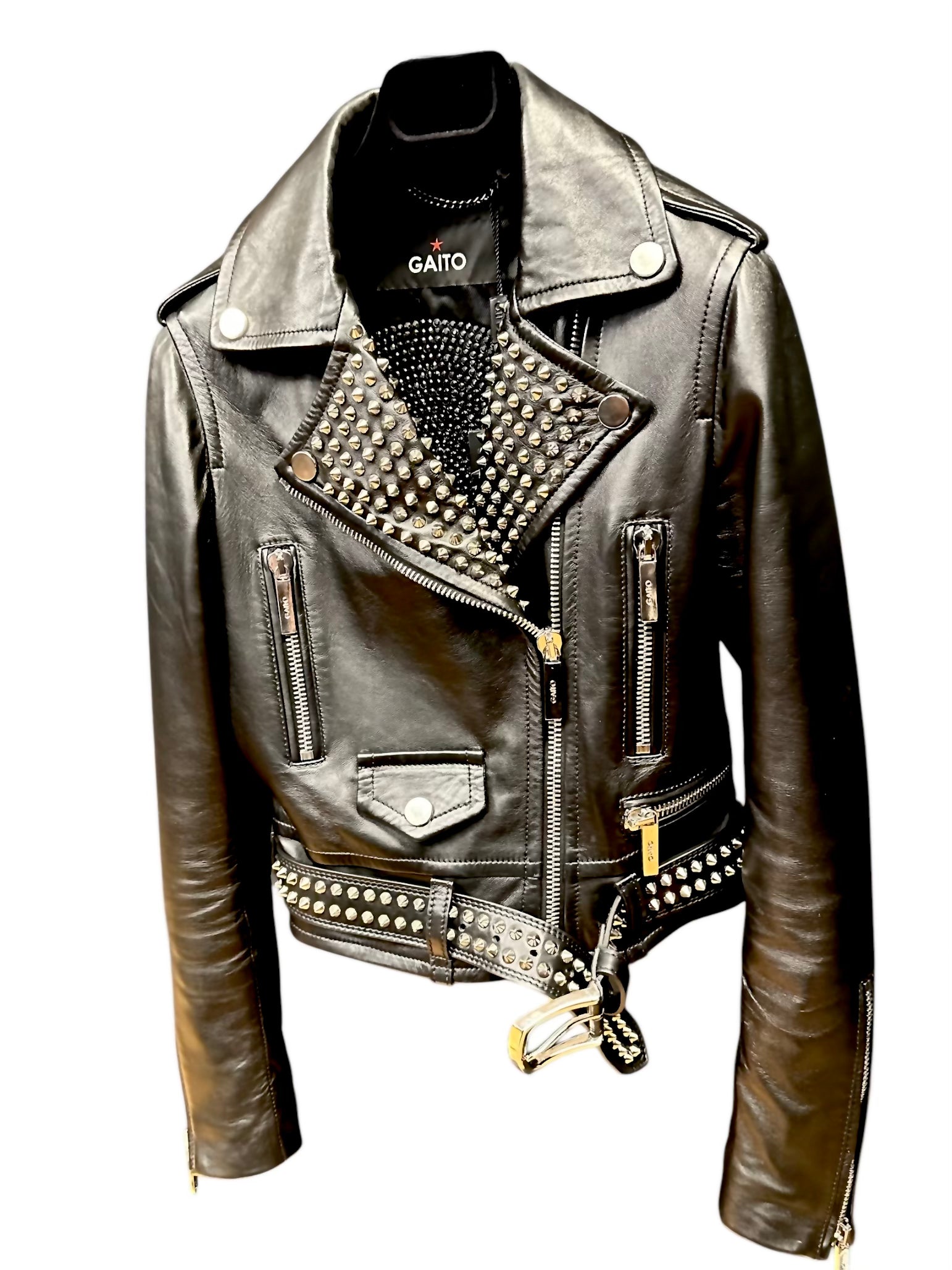 Leather Biker Jacket ROCKSTAR