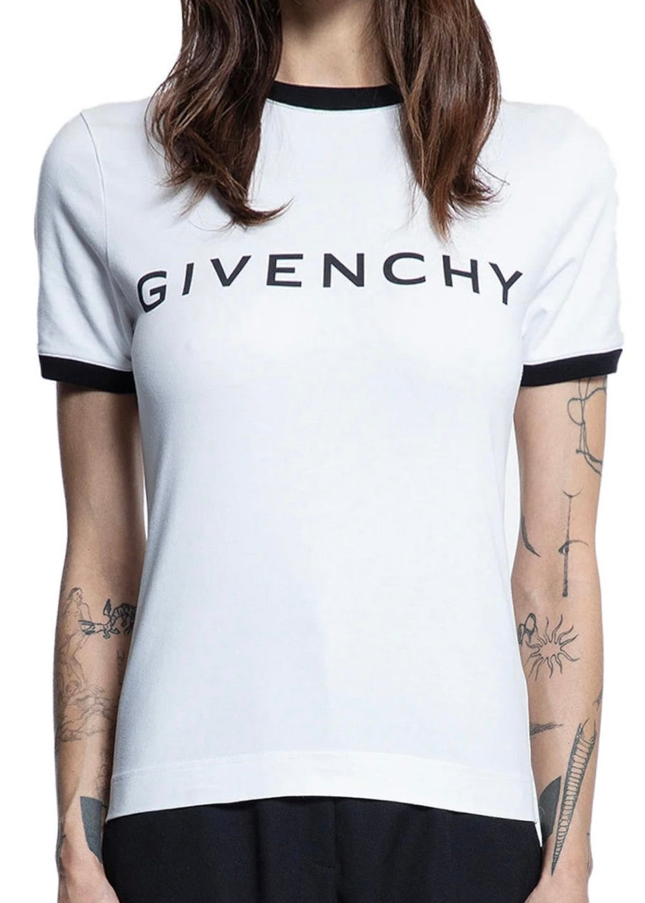 Archetype logo slim fit ringer t-shirt