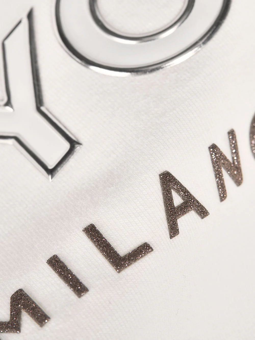 Hoodie zip Cremona bianco