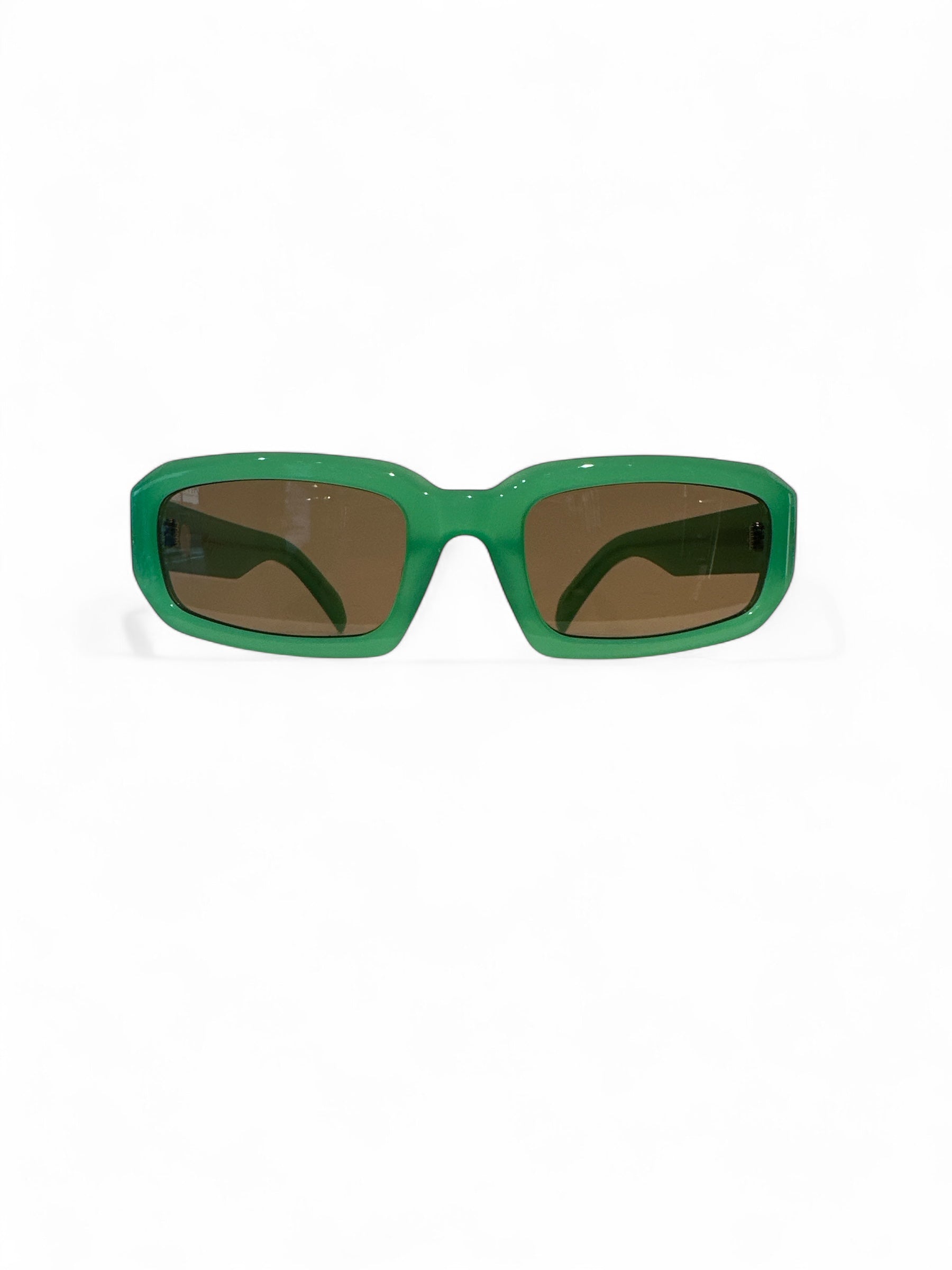 BLANG Eyewear – Rechteckige Sonnenbrille in Grün