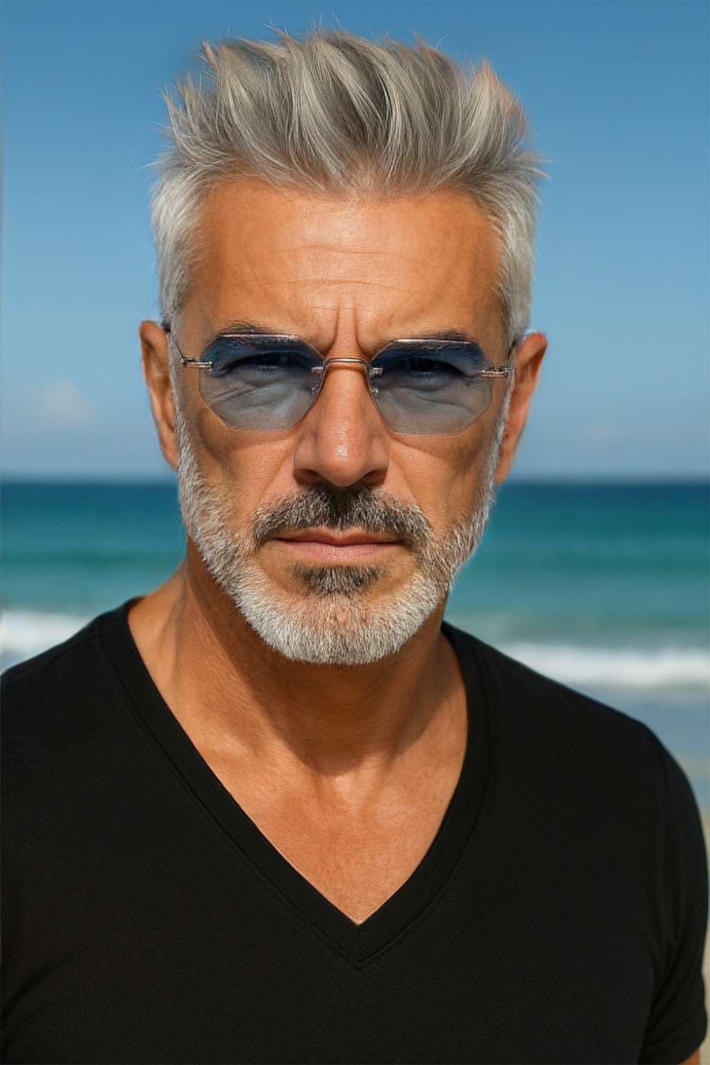 BLANG Eyewear – Randlose Oktagon-Sonnenbrille