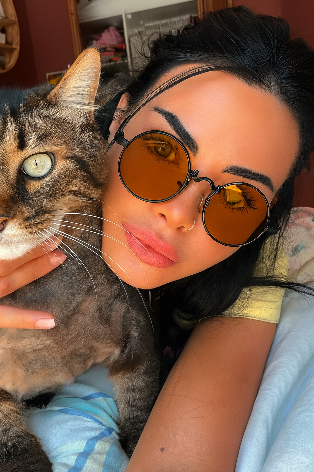 BLANG Eyewear Sonnenbrille mit gold Gläser