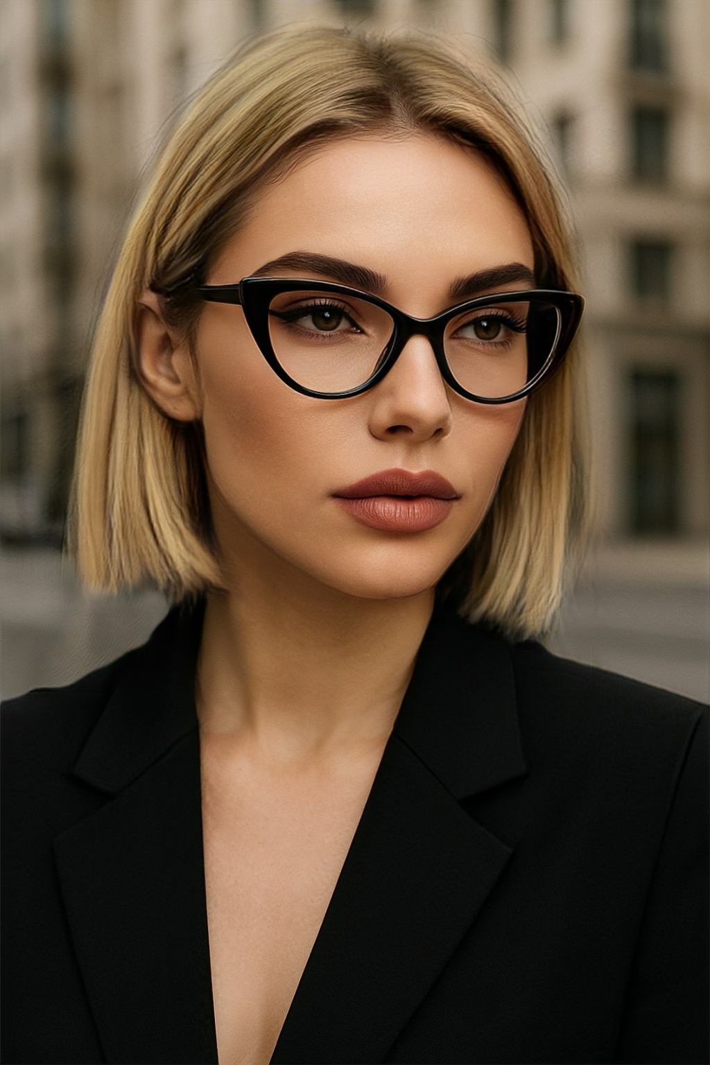 BLANG Eyewear – Black Cat-Eye Signature