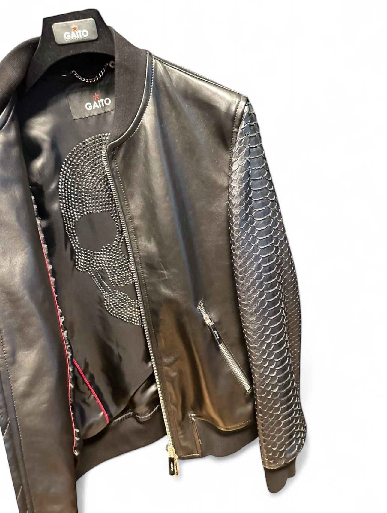 Bomber Jacke DIAMOND PYTHON black