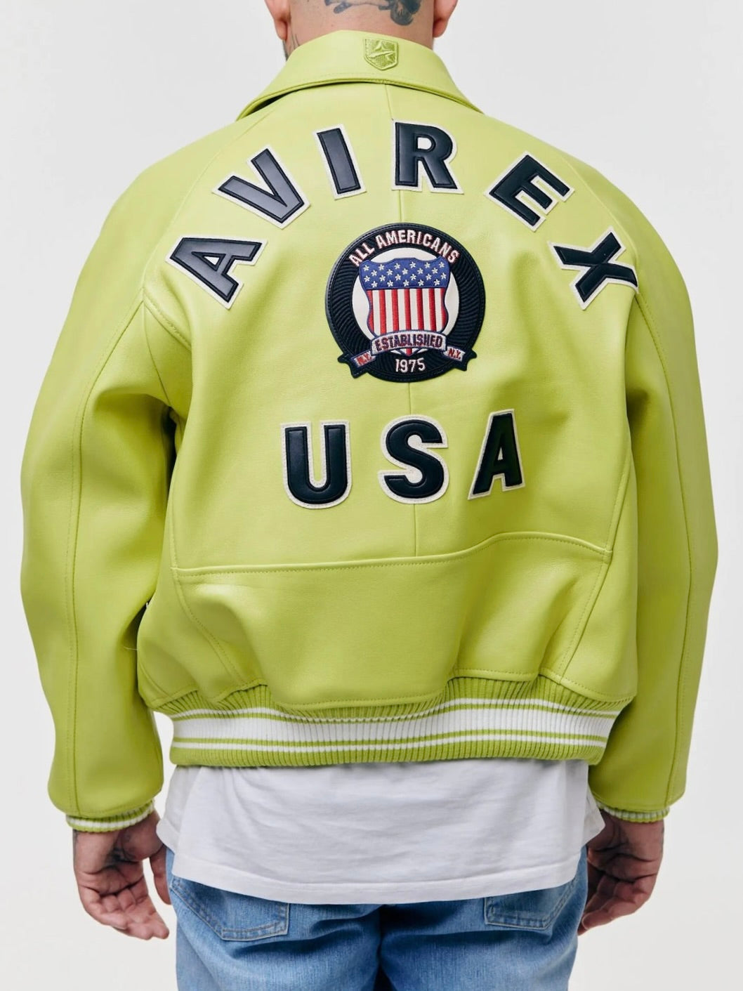 AVIREX Icon Lederjacke - Limaide
