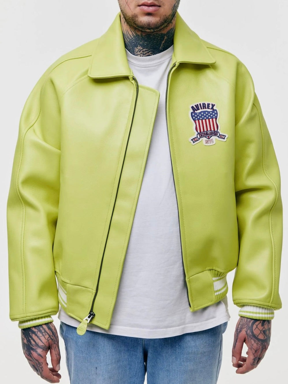AVIREX Icon Lederjacke - Limaide