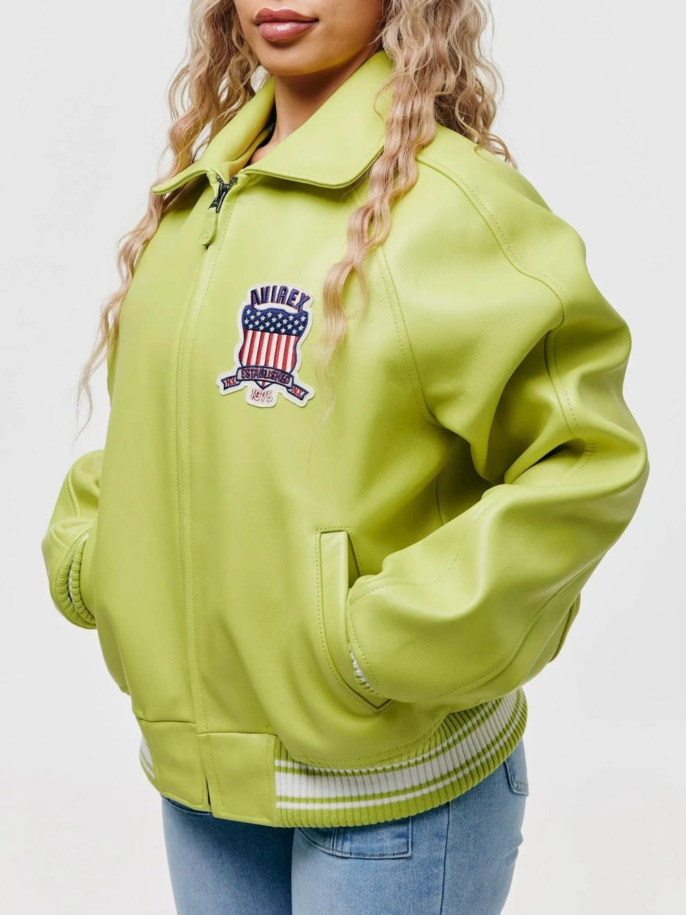 AVIREX Icon Lederjacke - Limaide