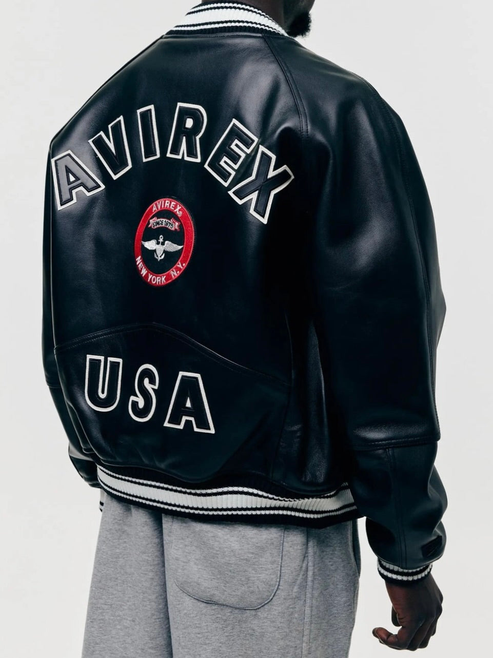 AVIREX Black Lions Varsity Jacke - Black