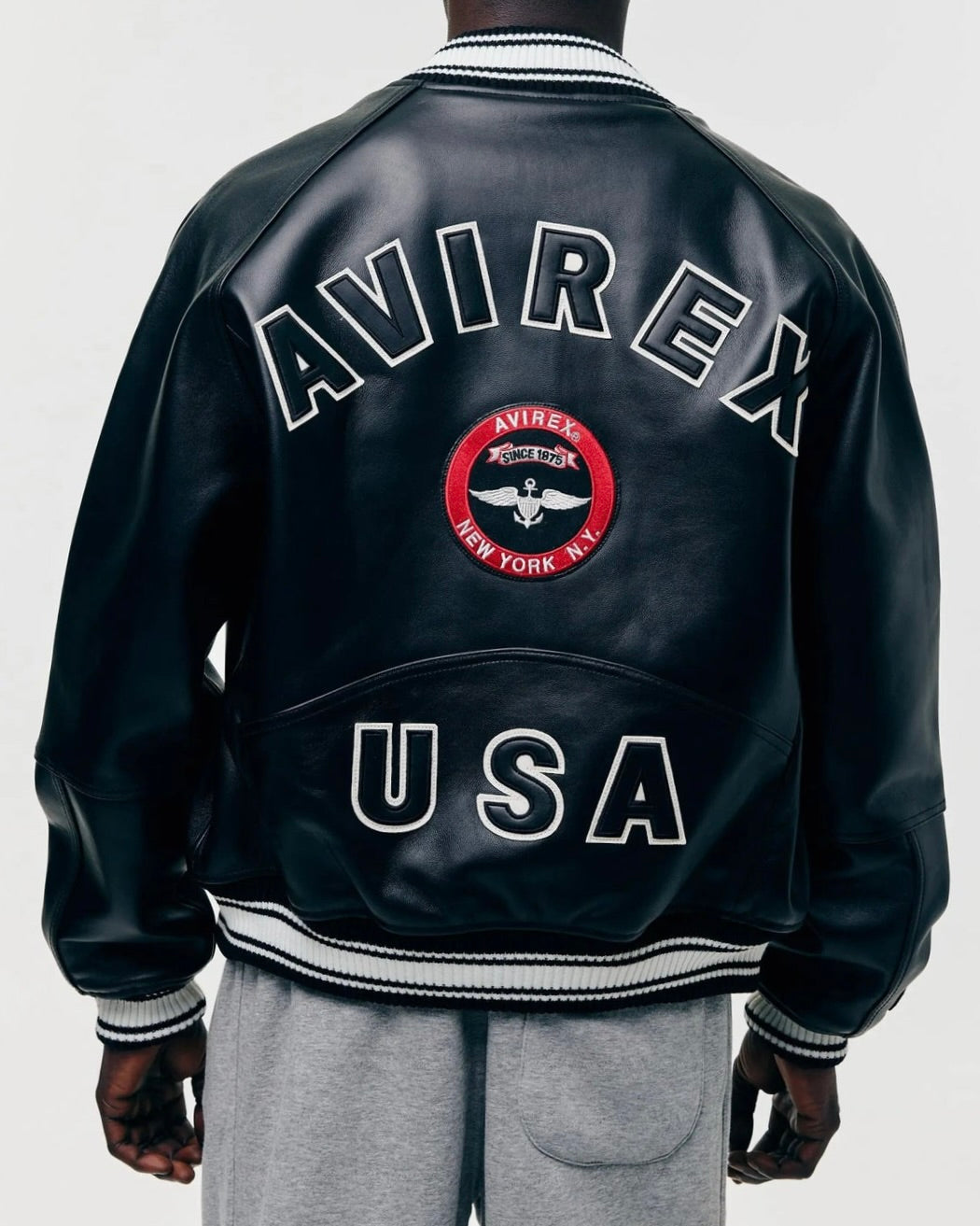 AVIREX Black Lions Varsity Jacke - Black