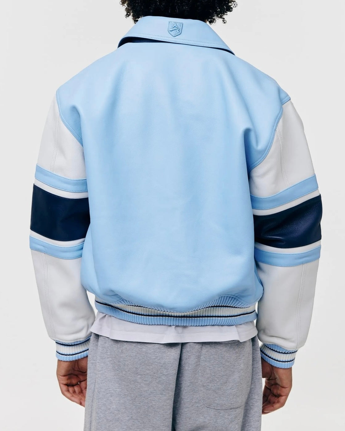 AVIREX The Legend Lederjacke - Carolina Blue