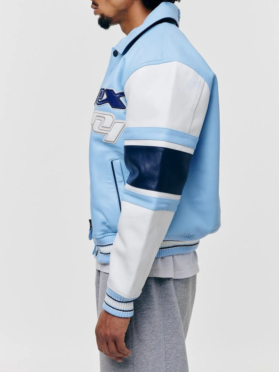 AVIREX The Legend Lederjacke - Carolina Blue