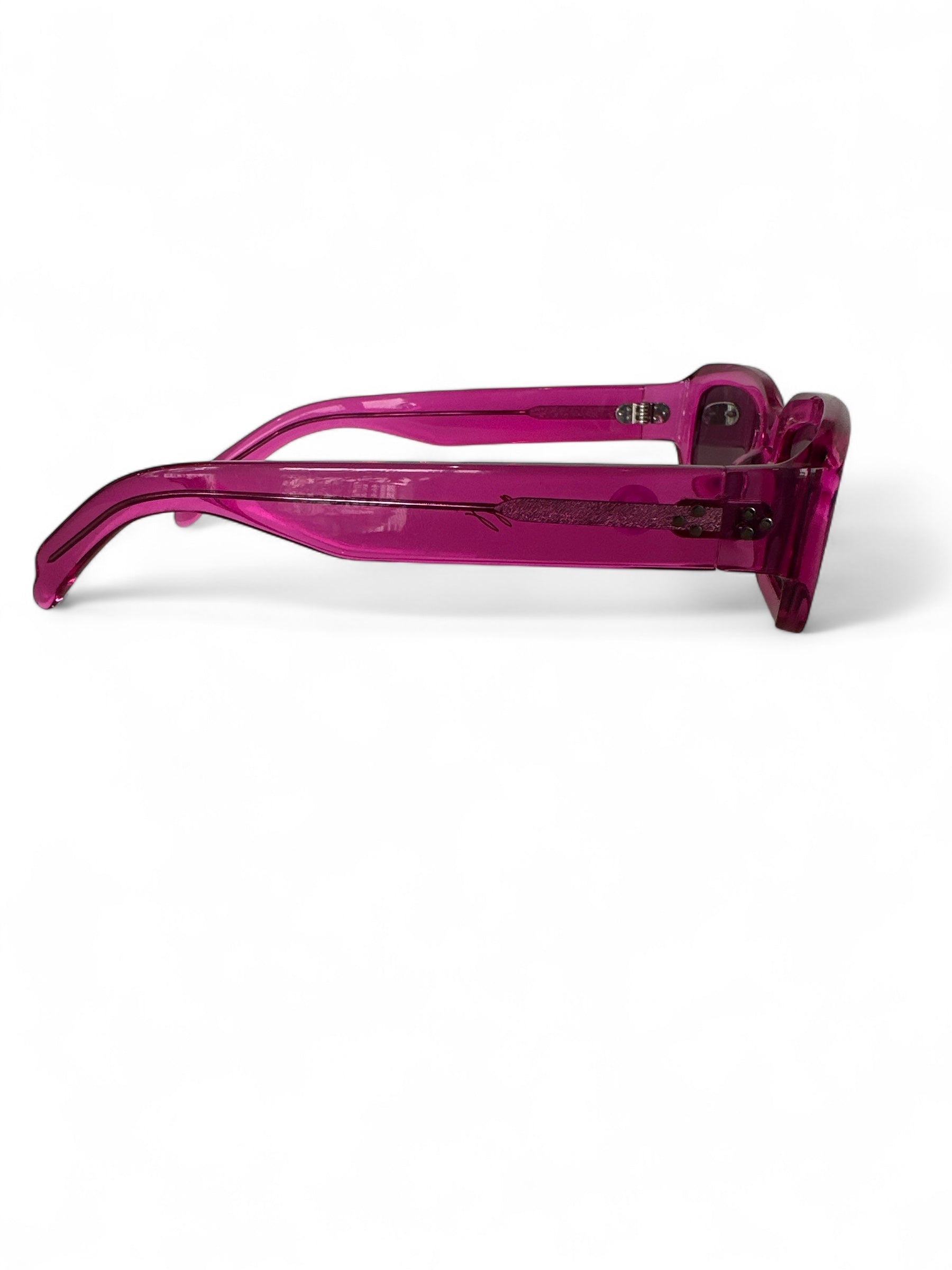 BLANG Eyewear – Sonnenbrille in Pink Transparent