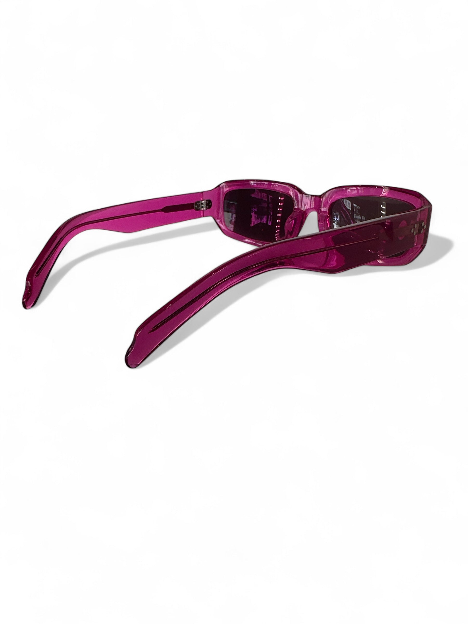 BLANG Eyewear – Sonnenbrille in Pink Transparent