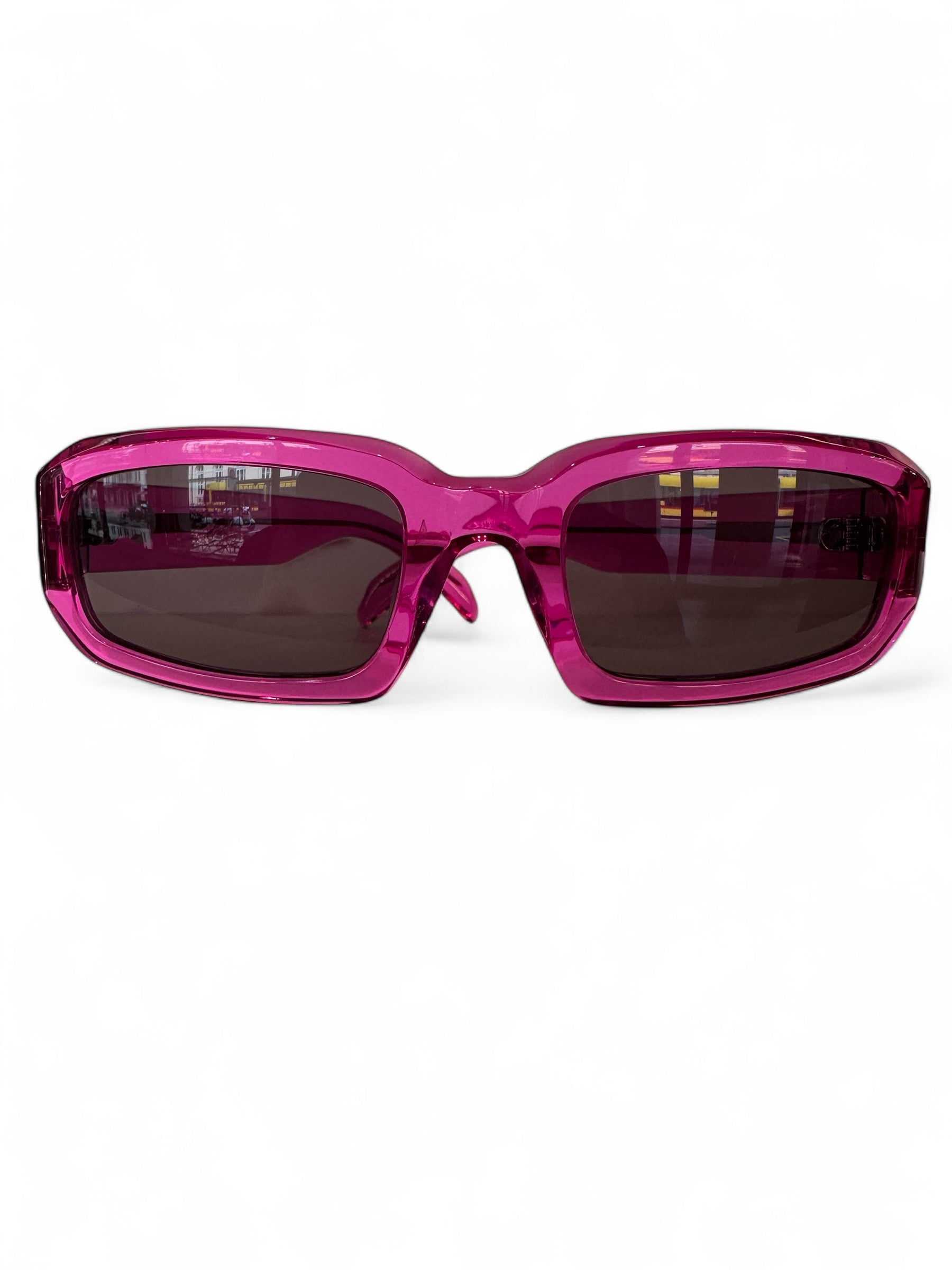 BLANG Eyewear – Sonnenbrille in Pink Transparent