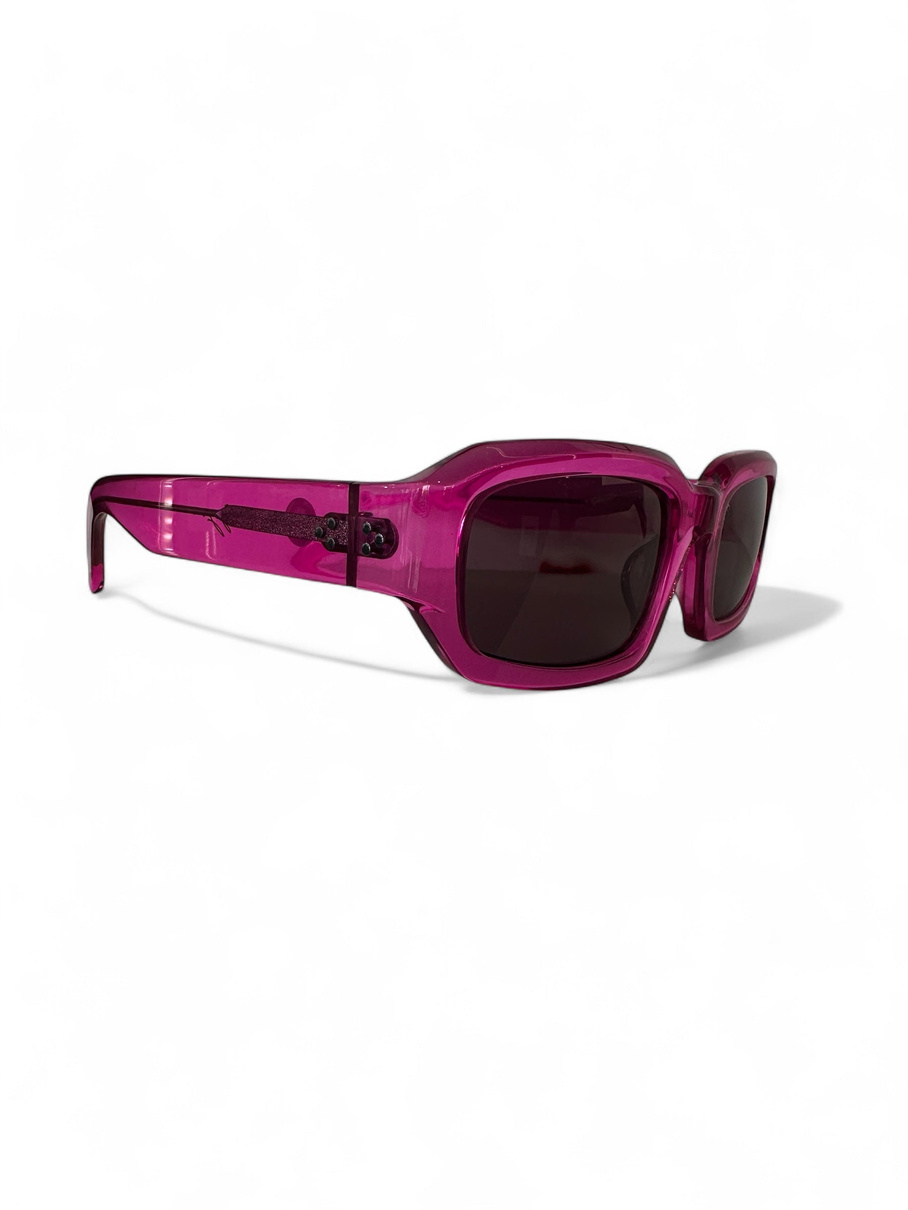 BLANG Eyewear – Sonnenbrille in Pink Transparent
