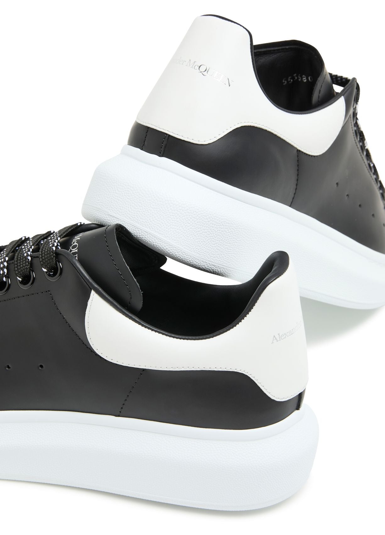 Oversized Sneakers schwarz/weiss
