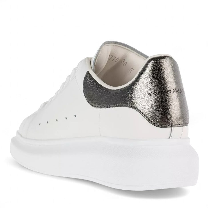 Alexander Mc Queen, big sole, white-plain