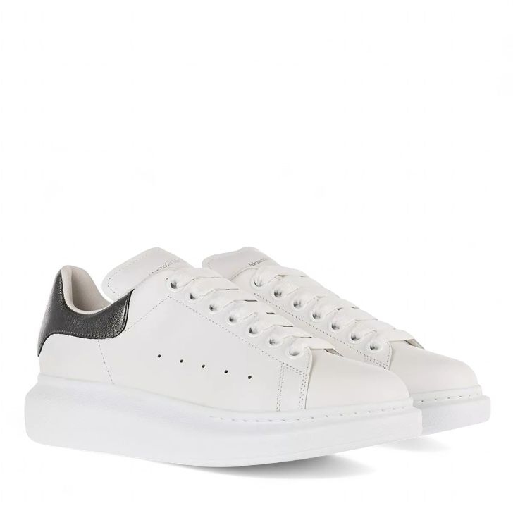 Alexander Mc Queen, big sole, white-plain