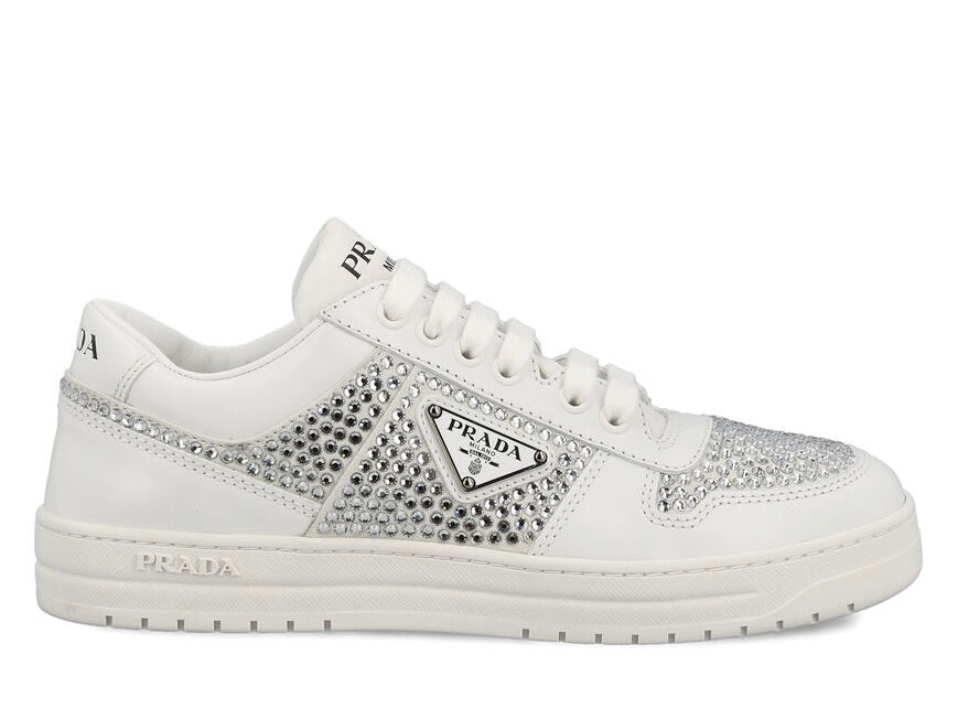 Prada Sneakers, Strass, White