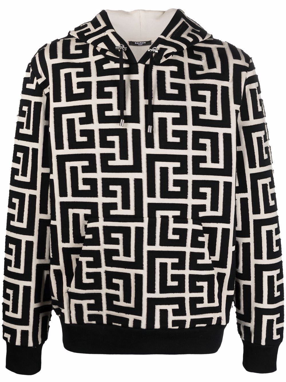 Balmain Hoodie Monogram Print