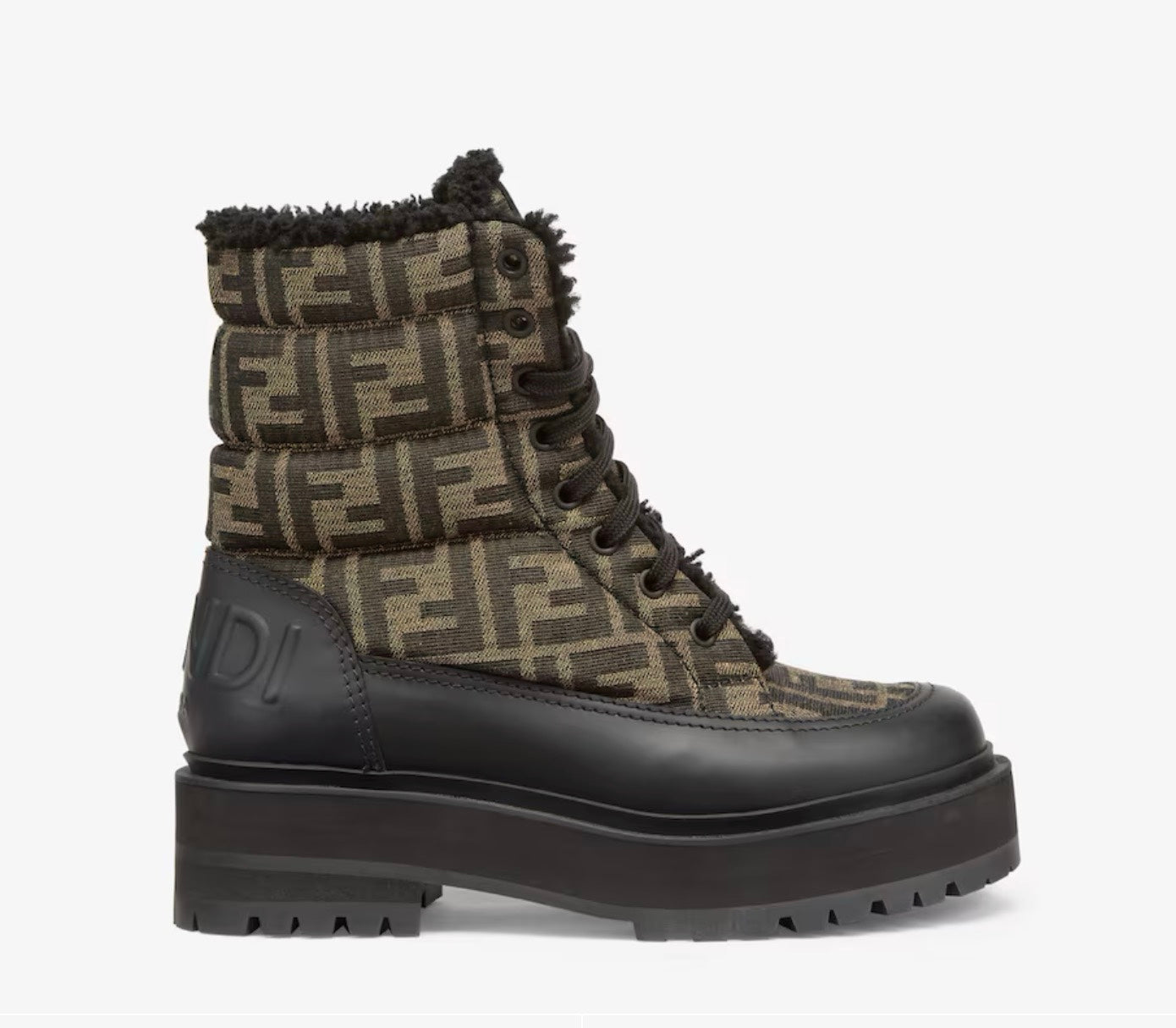 Fendi Biker Boots Signature