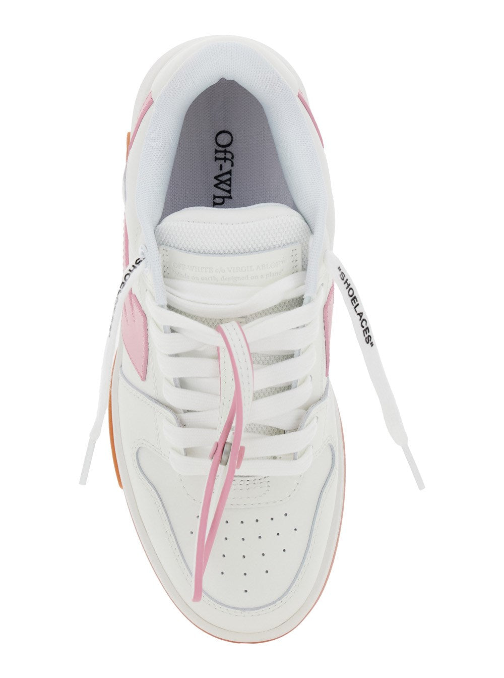 Off-White Low top Sneakers "OUT OF OFFICE", white-rosa