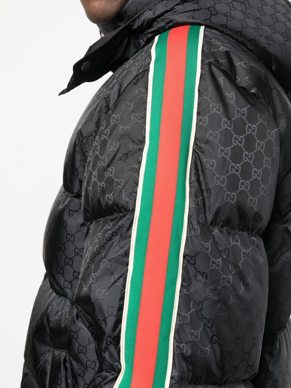 GUCCI, Gefütterte Jacke aus GG Jacquard