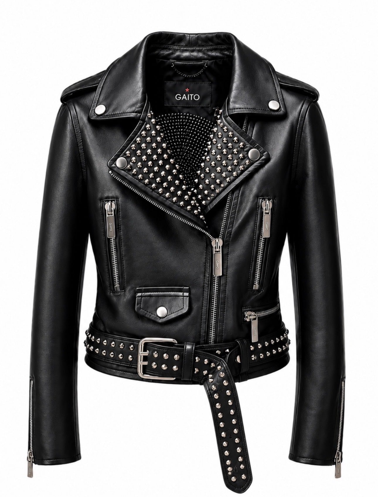 Leather Biker Jacket ROCKSTAR