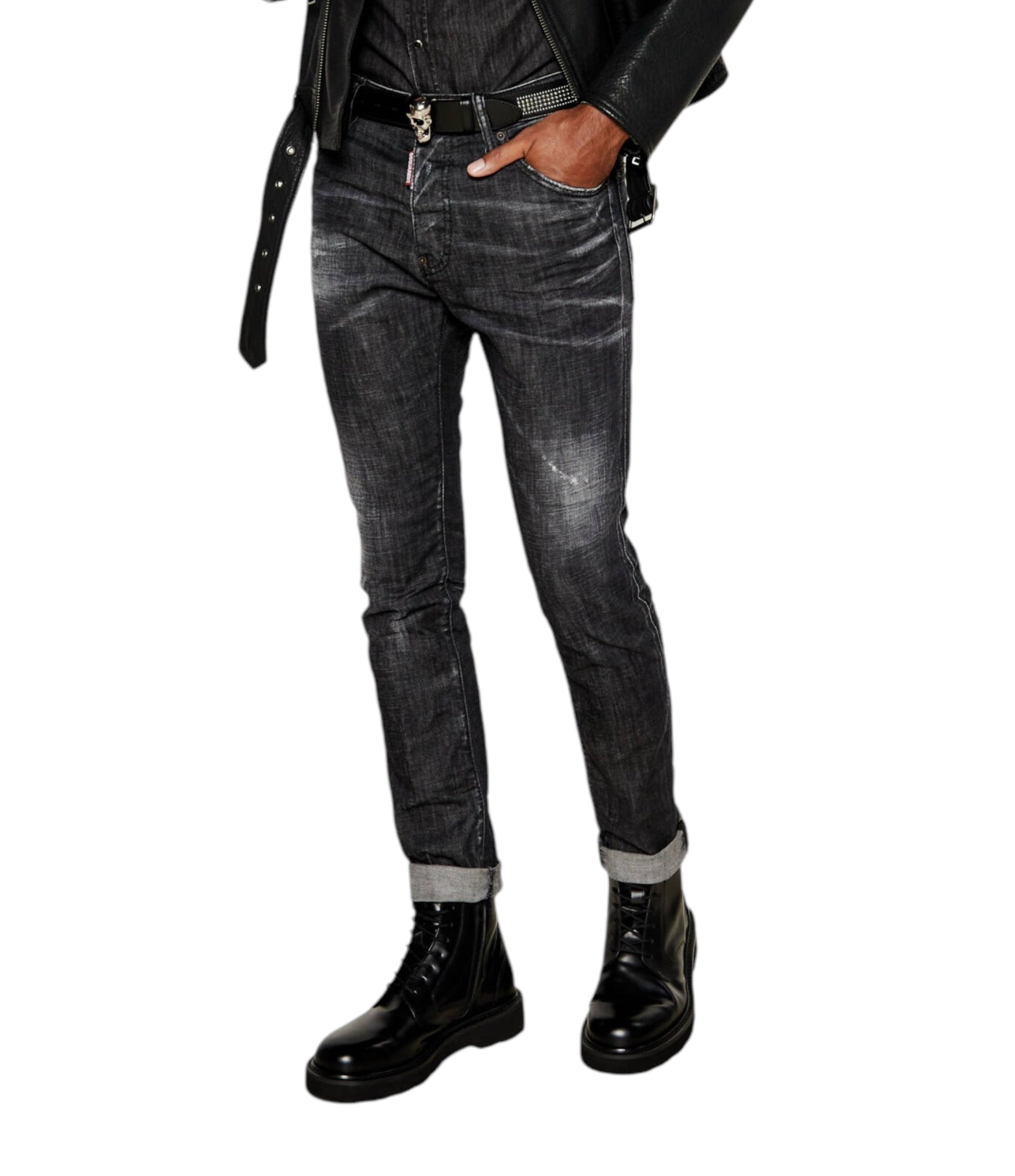 DSQUARED2 Tidy BIKER Jeans, black