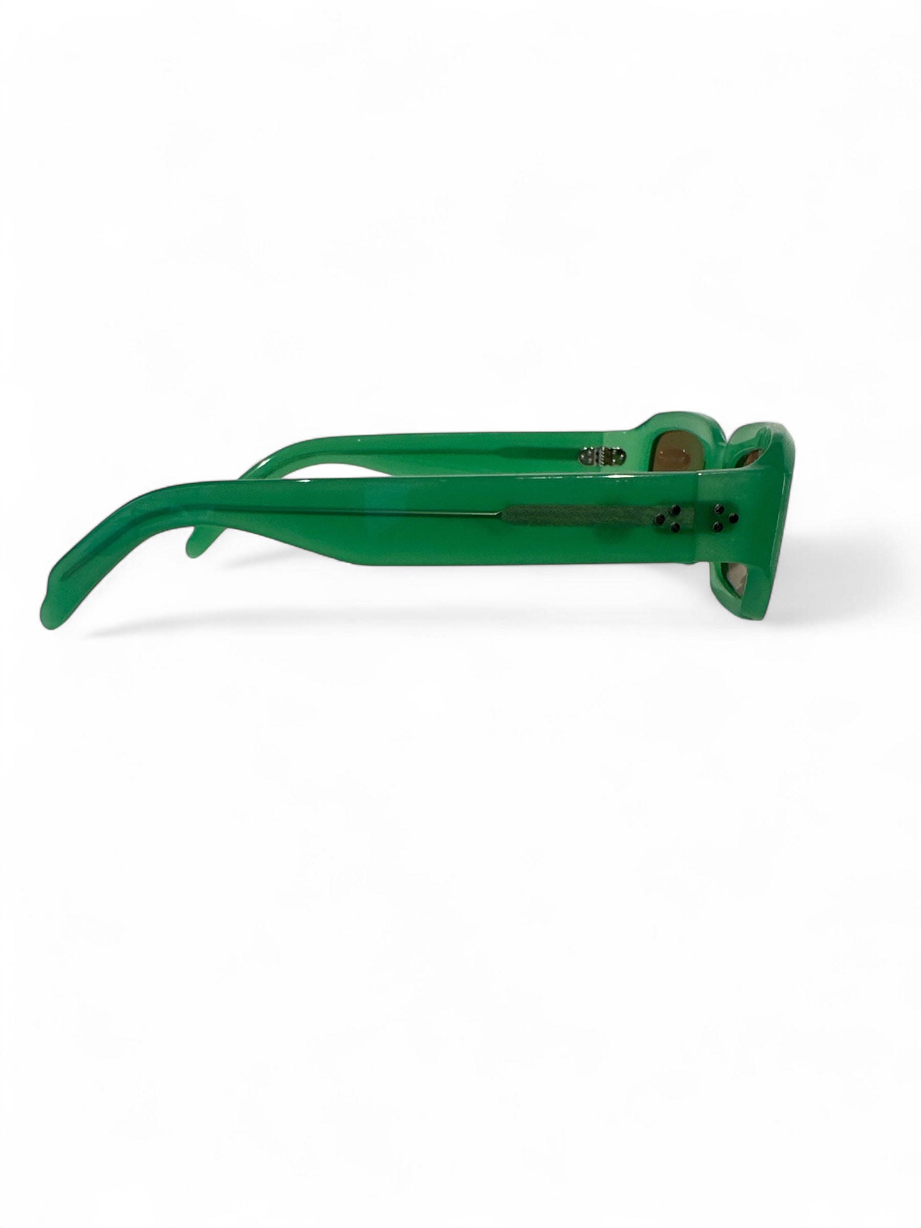 BLANG Eyewear – Rechteckige Sonnenbrille in Grün