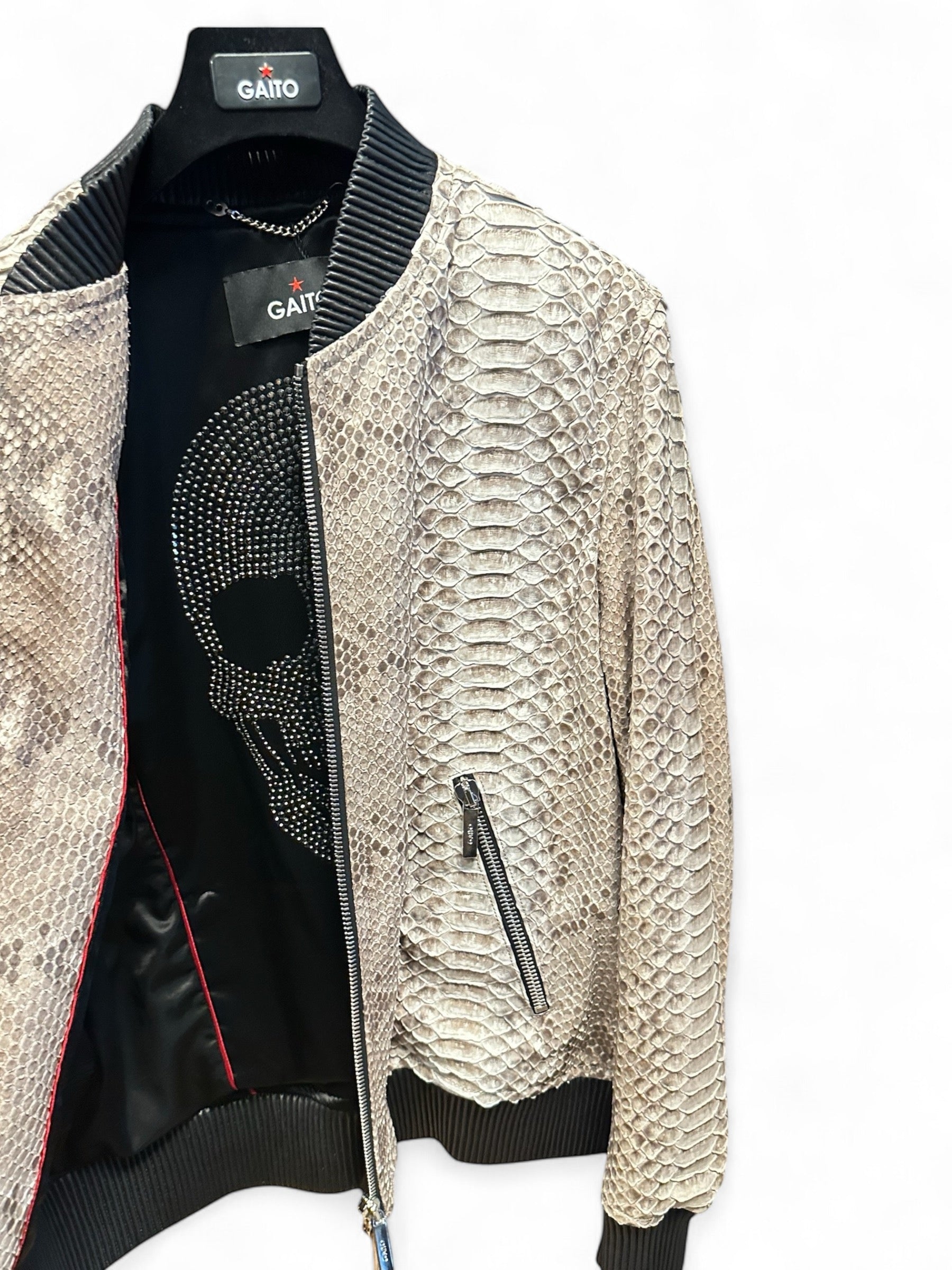 GAITO Bomber Jacket PYTHON Roccia 