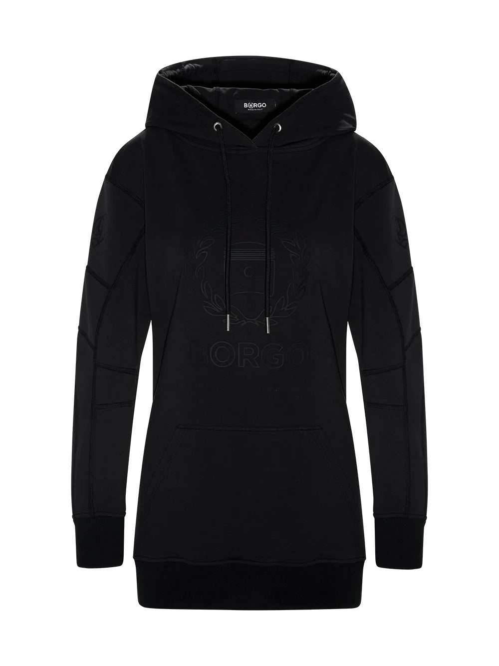 BORGO Vallelunga Nero Long Hoodie